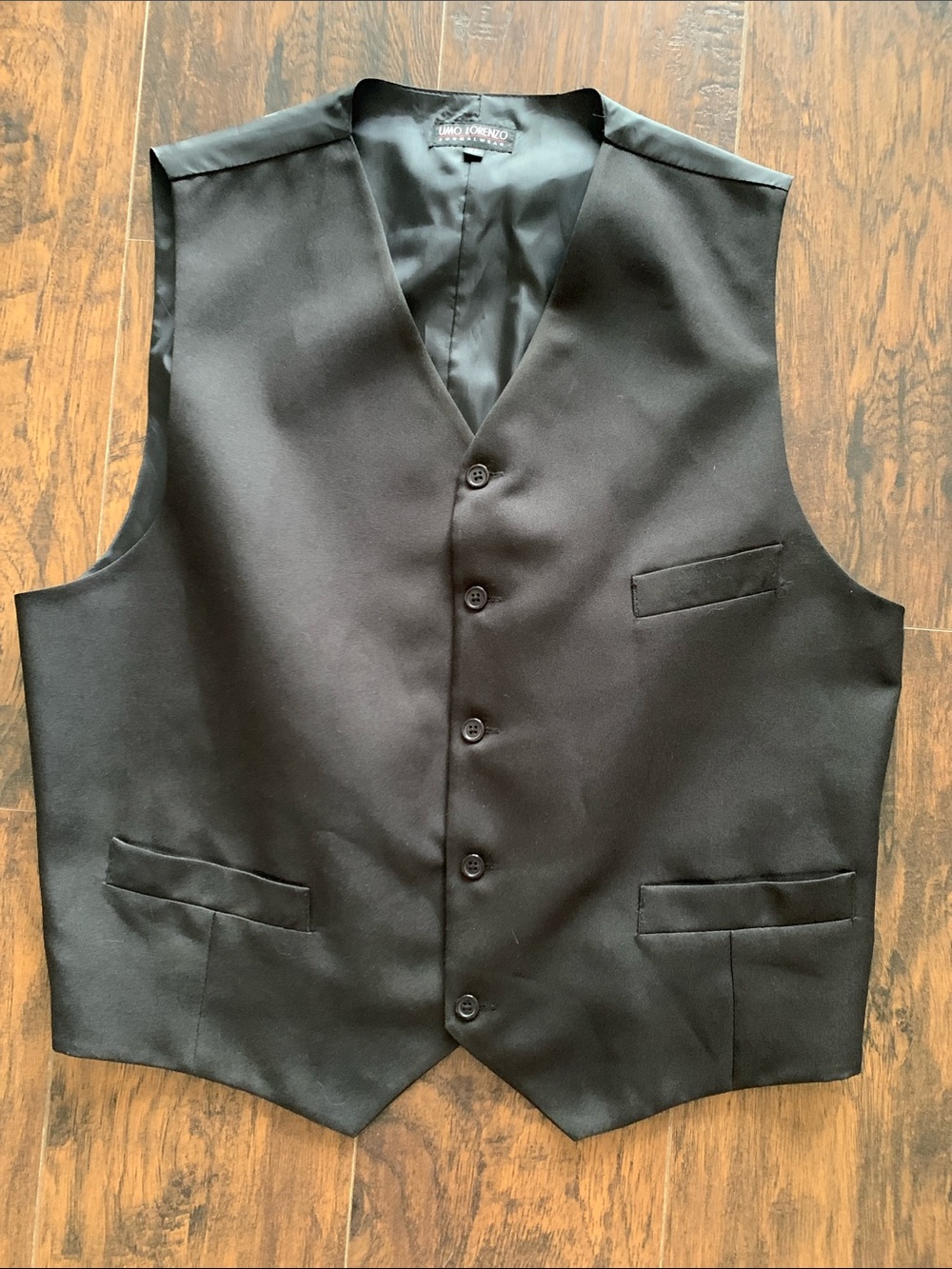 lorenzo Black Men's Formal Vest